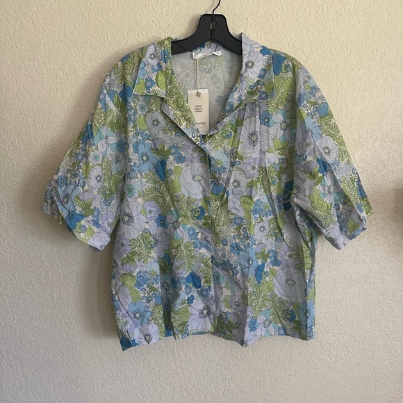 MNG Printed Cotton-blend Top/ Shorts Set NWT - Picture 4 of 9